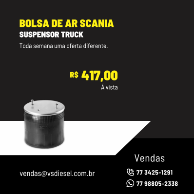 Bolsa Suspensão Scania.